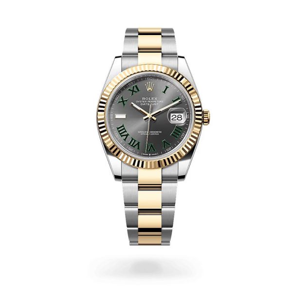 ساعت رولکس اصل دست دوم دیت جاست 41 ویمبلدون 2024